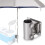 Support de base de parapluie de p?che, support de support r?glable en acier inoxydable pour bo?te 7