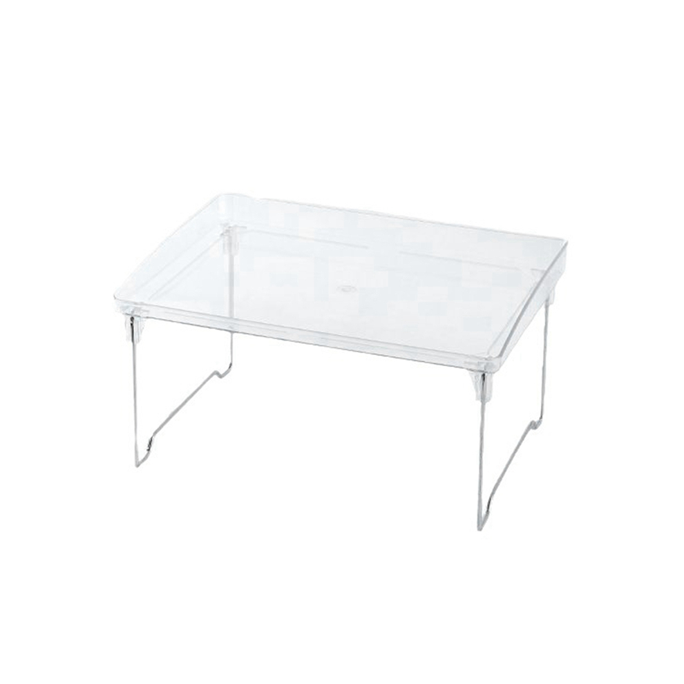 Acrylic Transparent Desktop Storage Box Student Dormitory Office Rack Household Foldable Heightening 4853480200042