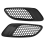 2PCS Air Vent for Real M3 Model Car Front Scoop Bonnet Hood Louvers E90 E91 E92 E93 ABS 3