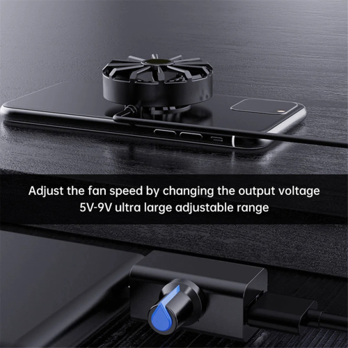 18W High Power USB Speed Controller DC5V 4A Adjustable Control Fan Cooler Type-C Radiator Accessories 2