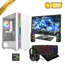 Gaming PC Bundle - i5, 16GB RAM 256GB SSD +1TB HDD GTX1050, 22" M