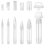 6 τμχ Graffiti Markers Set Clear Refillable Paint Marker 11/13,5/17/18,5/24/46,5mm Empty 2