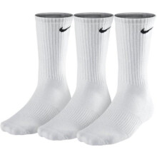 Nike Crew Cut Socks 3 pack (XL (Fits mens shoe size 12-15) White)