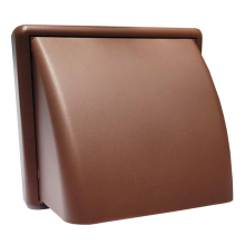 4" Vent Cover Cowl Duct With Gravity Flap Rain And Wind Protection