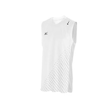 Mizuno Ανδρική Εθνική VI Αμάνικη Φανέλα, Λευκή, X-Small