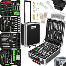 Tool Box Chest Aluminium Snap On with Wheels Storage 1200 Tools Spanner Set