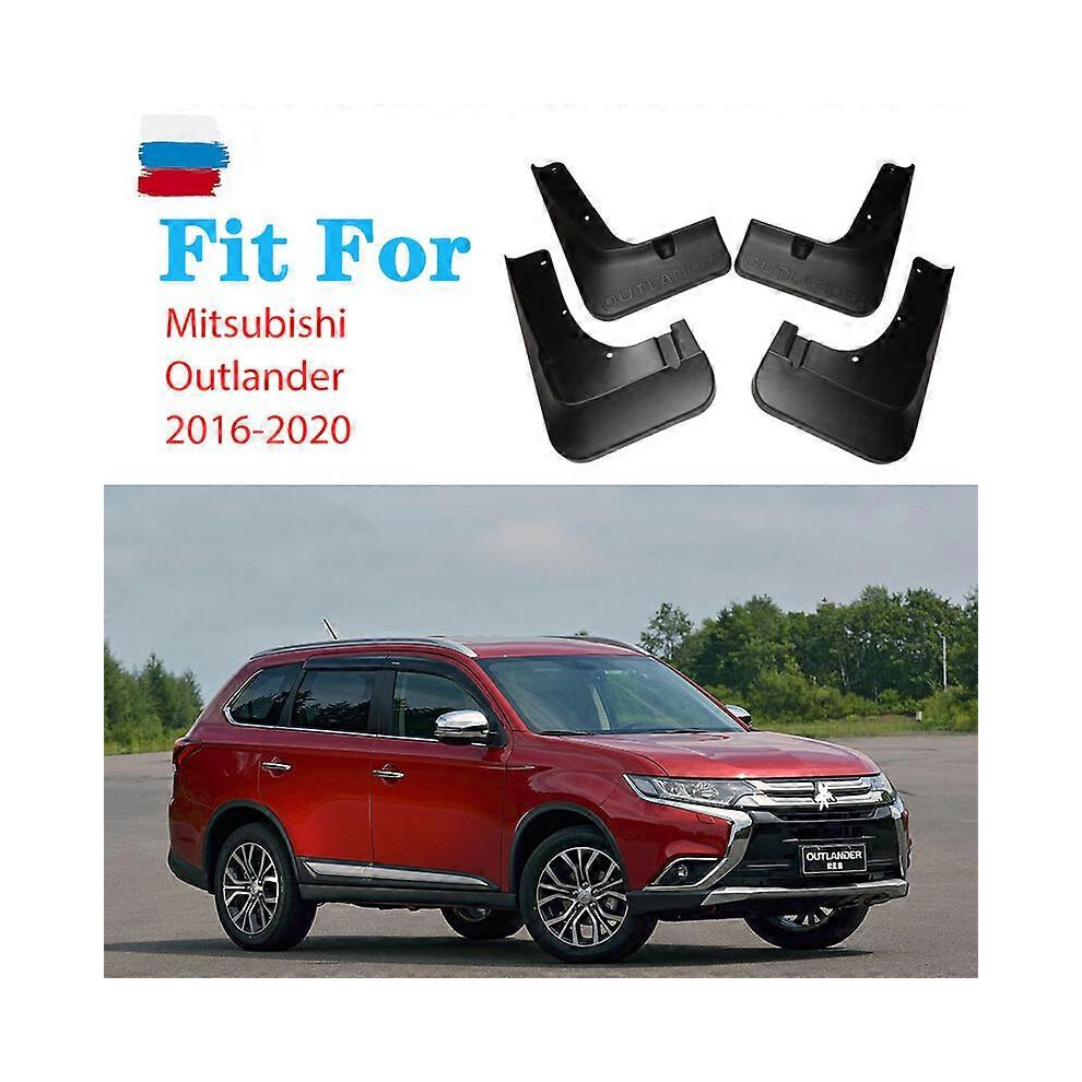 (2016-2020 Outlander) Excellent 2006-2020 Mudflasp For Mitsubishi Outlander Mudguard Fenders Mud Flap Guards Splash Mudguards Fender Guard Car Access 5778930010615