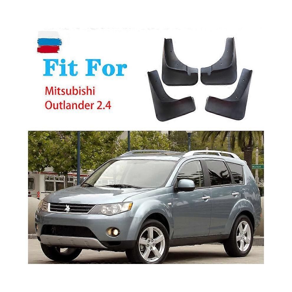 (Black) Excellent 2006-2020 Mudflasp For Mitsubishi Outlander Mudguard Fenders Mud Flap Guards Splash Mudguards Fender Guard Car Accessories Black 5778930010622