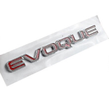 (Evoque Red) 3d Abs Black Car Trunk Evoque Logo Velar Badge Vogue Se Letters Emblem For Range Rover Sport L322 L320 L494 Sticker Accessories Kb