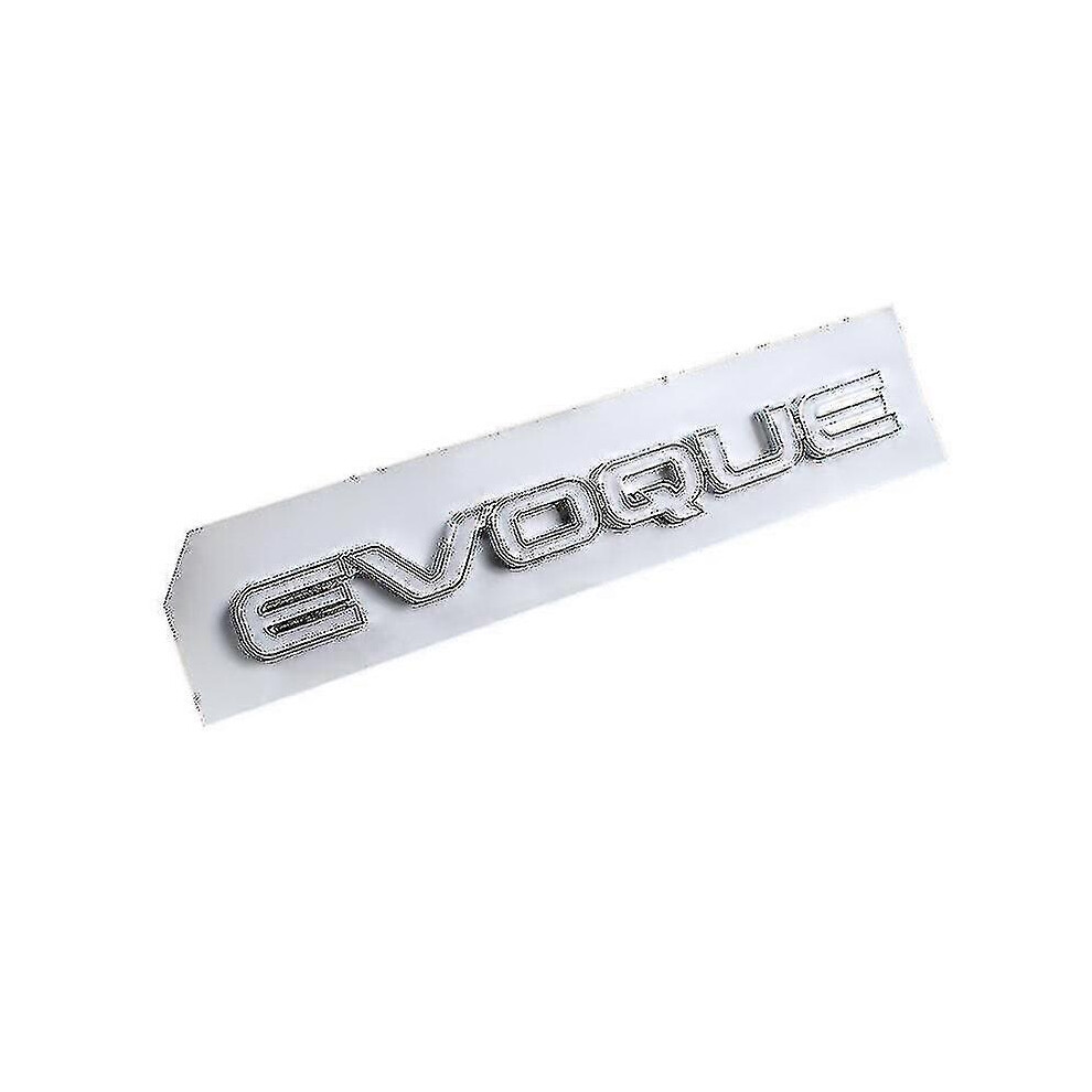 (Evoque ) 3D Abs Car Trunk Evoque Logo Velar Badge Vogue Se Letters Emblem For Range Rover Sport L322 L320 L494 Sticker Accessories Kb White/Black 5014561684246