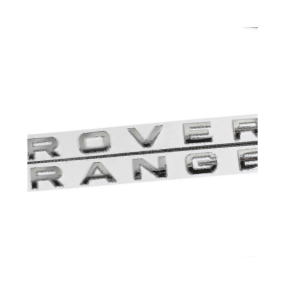 (Rr Chrome) 3D Abs Car Trunk Evoque Logo Velar Badge Vogue Se Letters Emblem For Range Rover Sport L322 L320 L494 Sticker Accessories Kb Black 5014561684253
