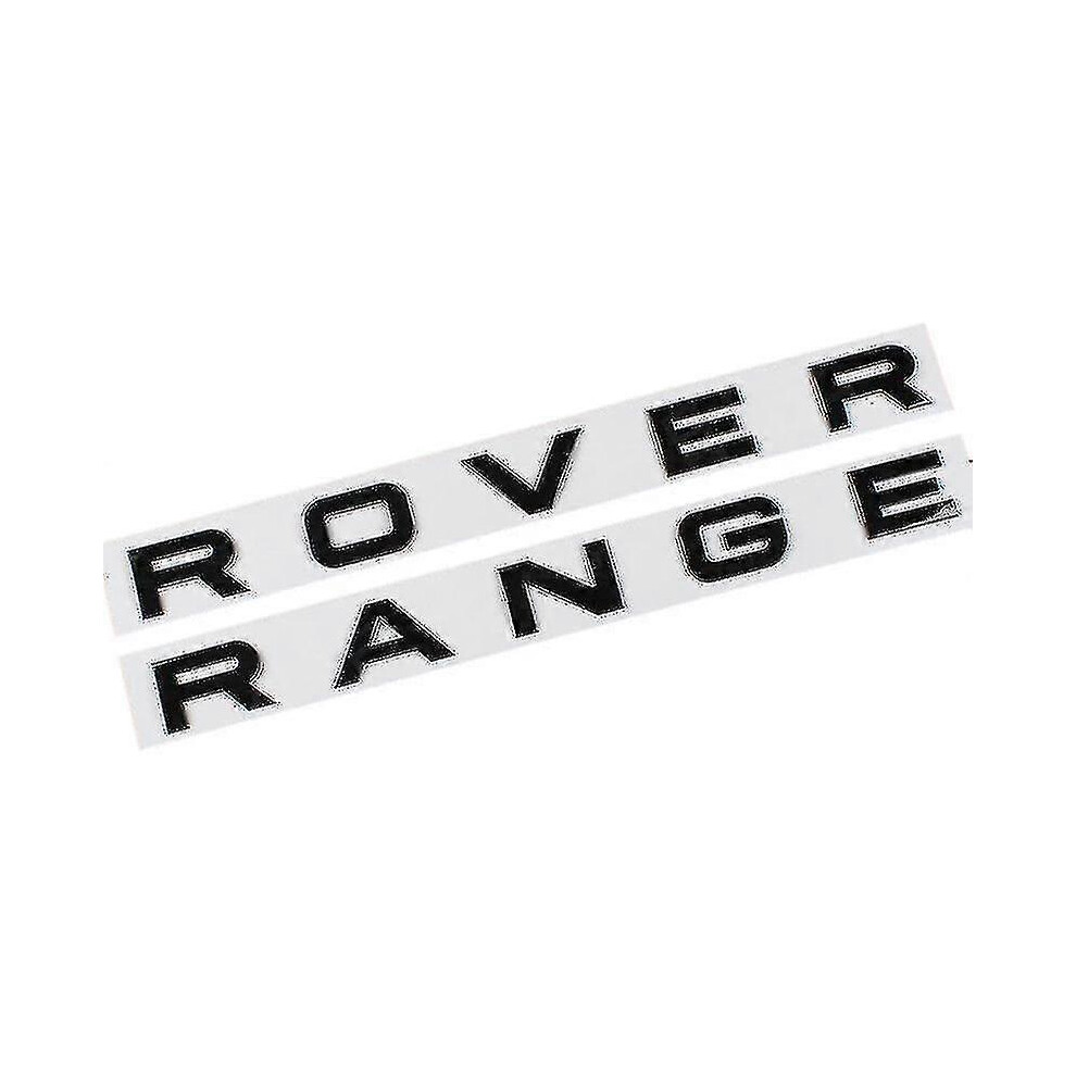 (Rr Glossy ) 3D Abs Car Trunk Evoque Logo Velar Badge Vogue Se Letters Emblem For Range Rover Sport L322 L320 L494 Sticker Accessories Kb Black 5014561684260