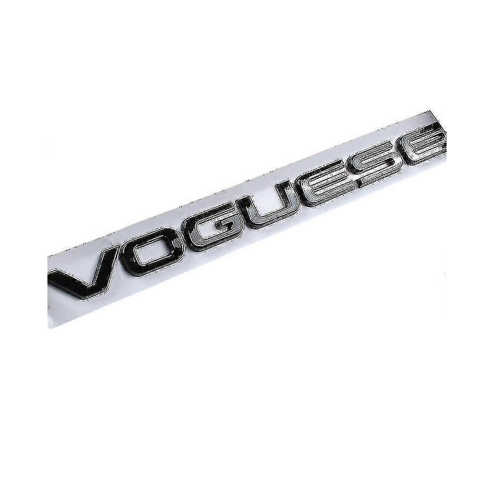 (Voguese Glossy ) 3D Abs Car Trunk Evoque Logo Velar Badge Vogue Se Letters Emblem For Range Rover Sport L322 L320 L494 Sticker Accessories Black 5014561684345