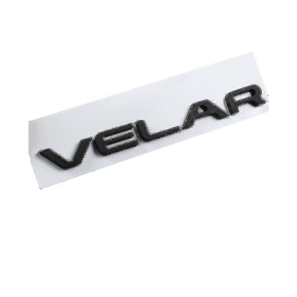 (Velar Matt ) 3D Abs Car Trunk Evoque Logo Velar Badge Vogue Se Letters Emblem For Range Rover Sport L322 L320 L494 Sticker Accessories Kb Black 5014561684307