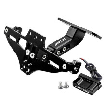 (black) compatible Sym Maxsym Tl 500 Tl500 2019 2020 2021    License Plate Holder Number Plate Frame Led Light Bracket  Turn Signal