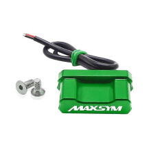 (green LED lights) compatible Sym Maxsym Tl 500 Tl500 2019 2020 2021    License Plate Holder Number Plate Frame Led Light Bracket  Turn Signal