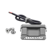 (gray LED lights) compatible Sym Maxsym Tl 500 Tl500 2019 2020 2021    License Plate Holder Number Plate Frame Led Light Bracket  Turn Signal
