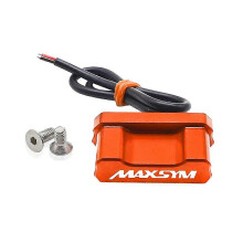 (orange LED lights) compatible Sym Maxsym Tl 500 Tl500 2019 2020 2021    License Plate Holder Number Plate Frame Led Light Bracket  Turn Signal