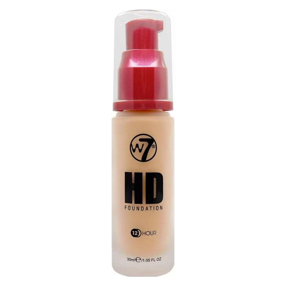 W7 Hd Foundation Liquid Foundation For Pore Less Matte Crã¨Me Brulee