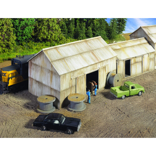 Walthers Cornerstone Kit HO Scale Clayton County Lumber 1
