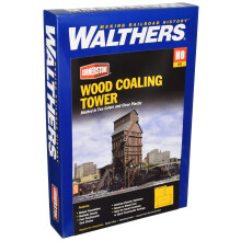 Walthers Cornerstone Series Kit Ho Scale """" Wood """" Coaling Tower 8 Gray