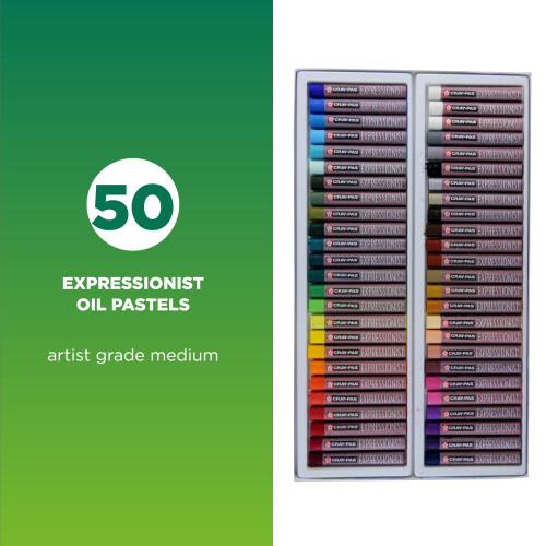 SAKURA Cray-Pas Expressionist Olja Pastell Set - 50 Sticks 1