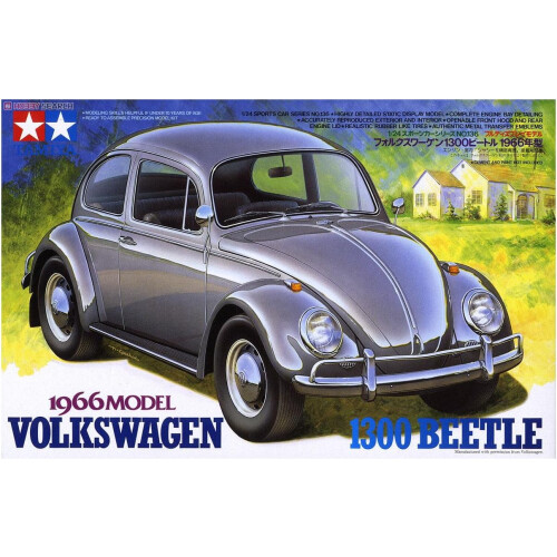 Tamiya Tamiya 24136 1/24 Volkswagen 1300 Beetle 1966 Plastic Model Kit 1