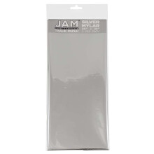 JAM PAPER Tissuepapier - Zilver Mylar - 3 vellen/verpakking