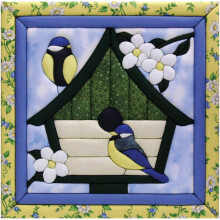 Quilt Magic Sew Wall Hanging Kit-Happy Home  Multicolor