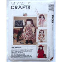 McCall's Crafts 7435 ijacie n vody Oblecenie pre b biky 18"""" Elegantn aty