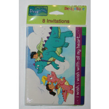 Dragon Tales Party Invita?ii-8 car?i/plicuri de felicitari americane
