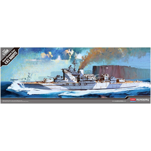 Academy Queen Elizabeth Class H.M.S. Warspite Bootsmodellbausatz 2