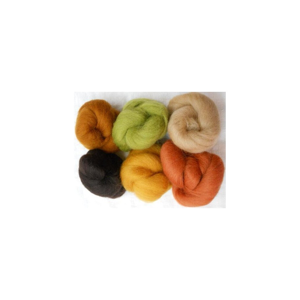 Lot De 6 M Ches De Laine Woolpets, Couleurs Terre, Sac De 1,5 Oz, 5108 9071-image