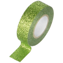 Best Creation GTS008 Glitter Tape 15mm x 5m Olivove zelen