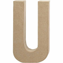 Creativ 20.5 cm 1-Piece Papier Mache Letter U