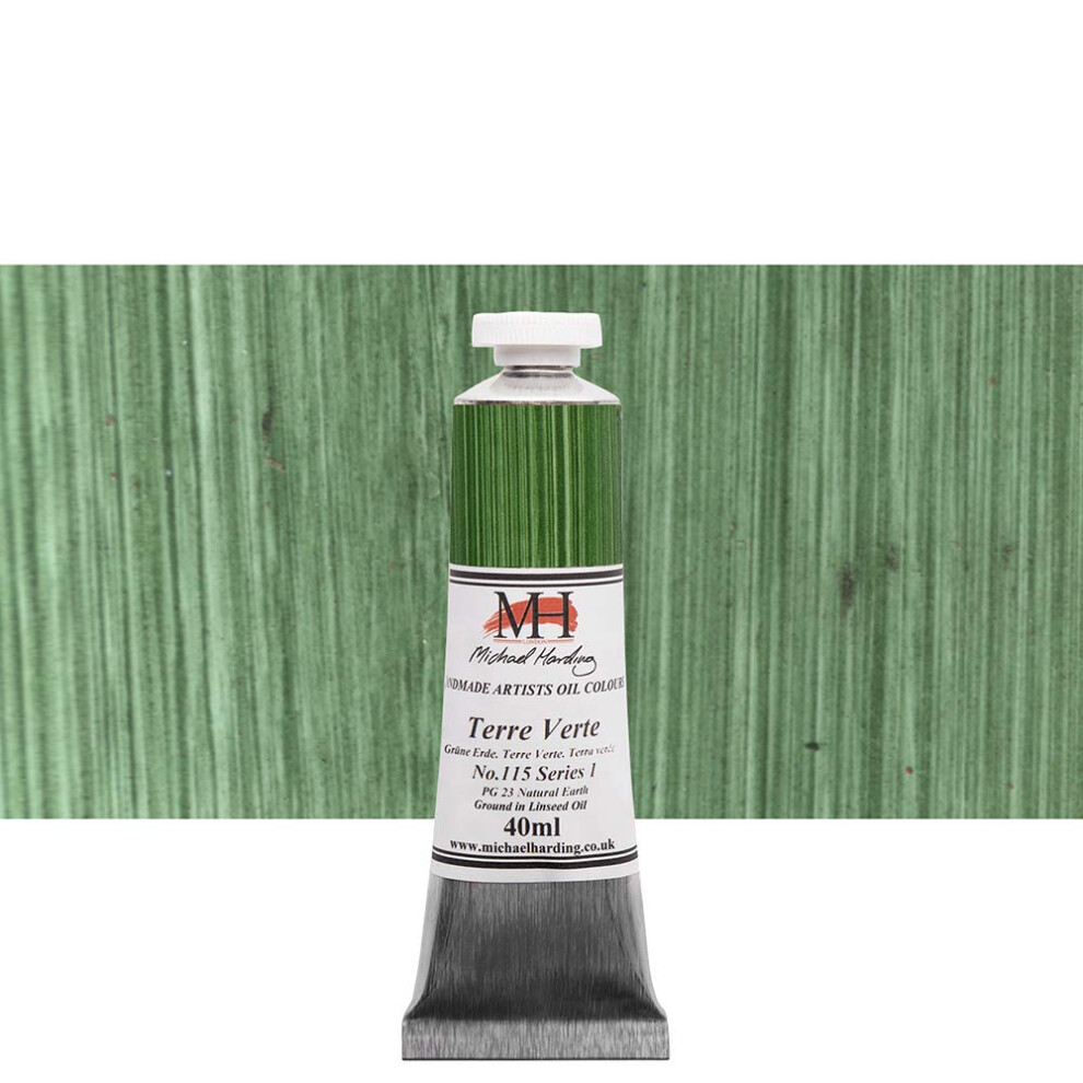 Michael Harding Artist Oil Colours  Terre Verte  40ml Tube  11540