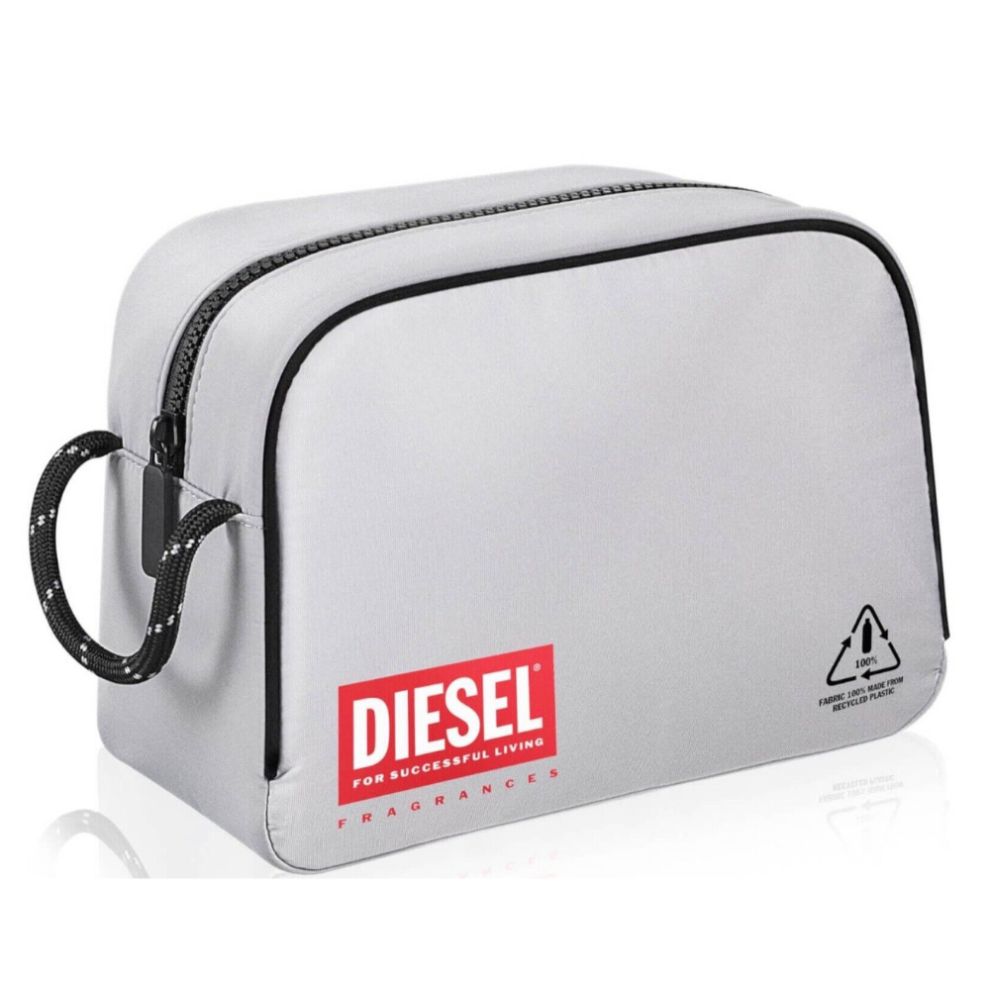 Diesel Signature Logo Wash/ Toiletry Bag