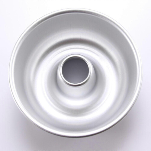 Aluminum Alloy Bakeware Diy Chiffon Cake Mold Kitchen Baking Accessories(colour:silver)(1pcs) 2