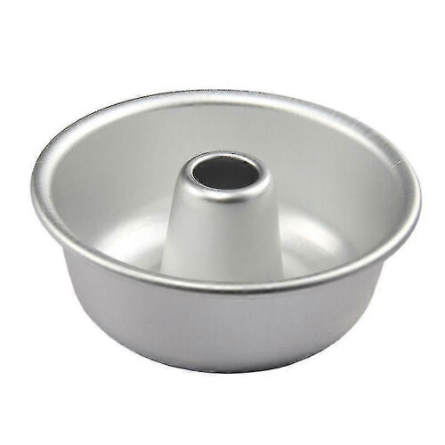 Aluminum Alloy Bakeware Diy Chiffon Cake Mold Kitchen Baking Accessories(colour:silver)(1pcs)