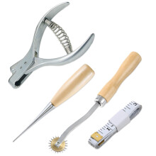 Bluemoona 4 Stck  Muster NOTCHER 45N Professioneller Designer-Stanzer 1/16 Zoll (B) x 5/16 Zoll (L) Musterstichrder AWL-Klebeband