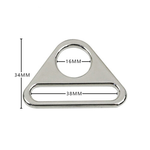 fujiyuan 20 τεμάχια 25mm 1" Ρυθμιστής Τρίγωνο με κλιπ και δαχτυλίδι Ni 2