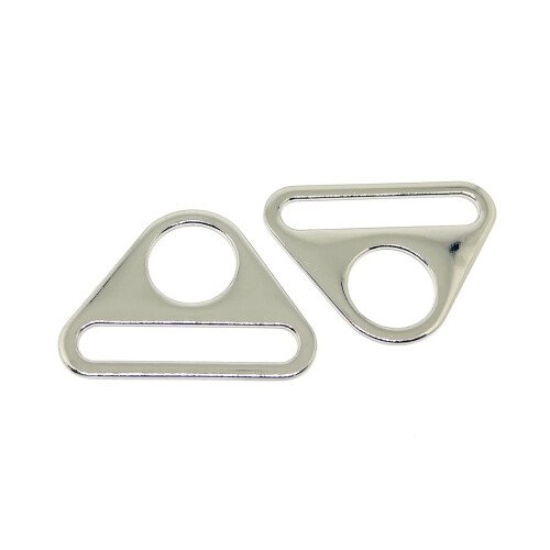 fujiyuan 20 τεμάχια 25mm 1" Ρυθμιστής Τρίγωνο με κλιπ και δαχτυλίδι Ni 1