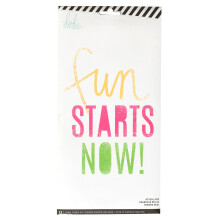 American Crafts Heidi Swapp Chalk Art Small Stencils Fun Starts Now 12 Piece