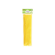 Krafty Kids GC024O Dispozitive de cura?are a ?evilor cu tije de chenille 6 mm pe 12 inchi Galben 40 buca?i 1/4"""" x 12"""" X