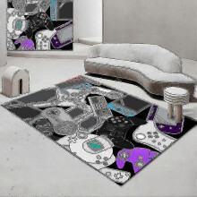 (80*120cm, 5) Gamer Controller Area Rugs Non-slip Floor Mat Doormats Home Runner Rug Carpet For Bedroom Indoor Outdoor Kids Play Mat