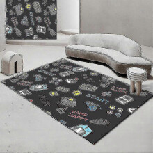 (80*160cm, 6) Gamer Controller Area Rugs Non-slip Floor Mat Doormats Home Runner Rug Carpet For Bedroom Indoor Outdoor Kids Play Mat