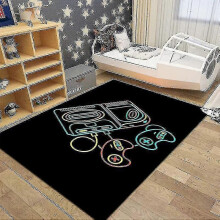 (120*160cm, 12) Gamer Controller Area Rugs Non-slip Floor Mat Doormats Home Runner Rug Carpet For Bedroom Indoor Outdoor Kids Play Mat