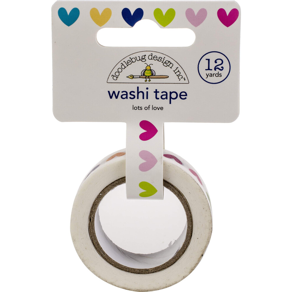 Doodlebug Washi Tape 15MMX12YD Maja Milosc Multi-image
