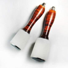 OWDEN Professzionlis borfarag kalapcs Leathercraft Mallet Nylon fej bor markolattal, barna 1 LB