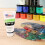 U.S. Art Supply Διαφανές Gel Medium Ματ Ακρυλικό 200ml - Δημιουργήστε διαφανή χρώματα 5